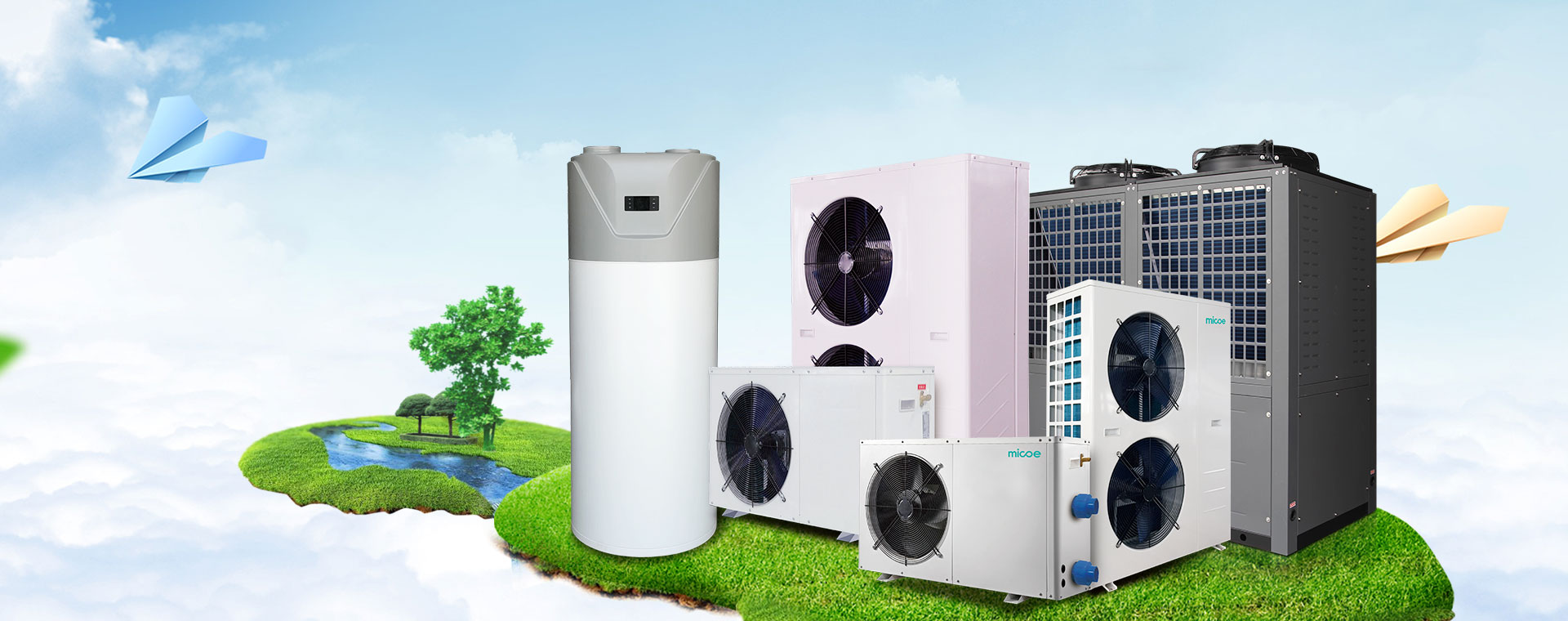 OEM hot water heat pump for commercial projects