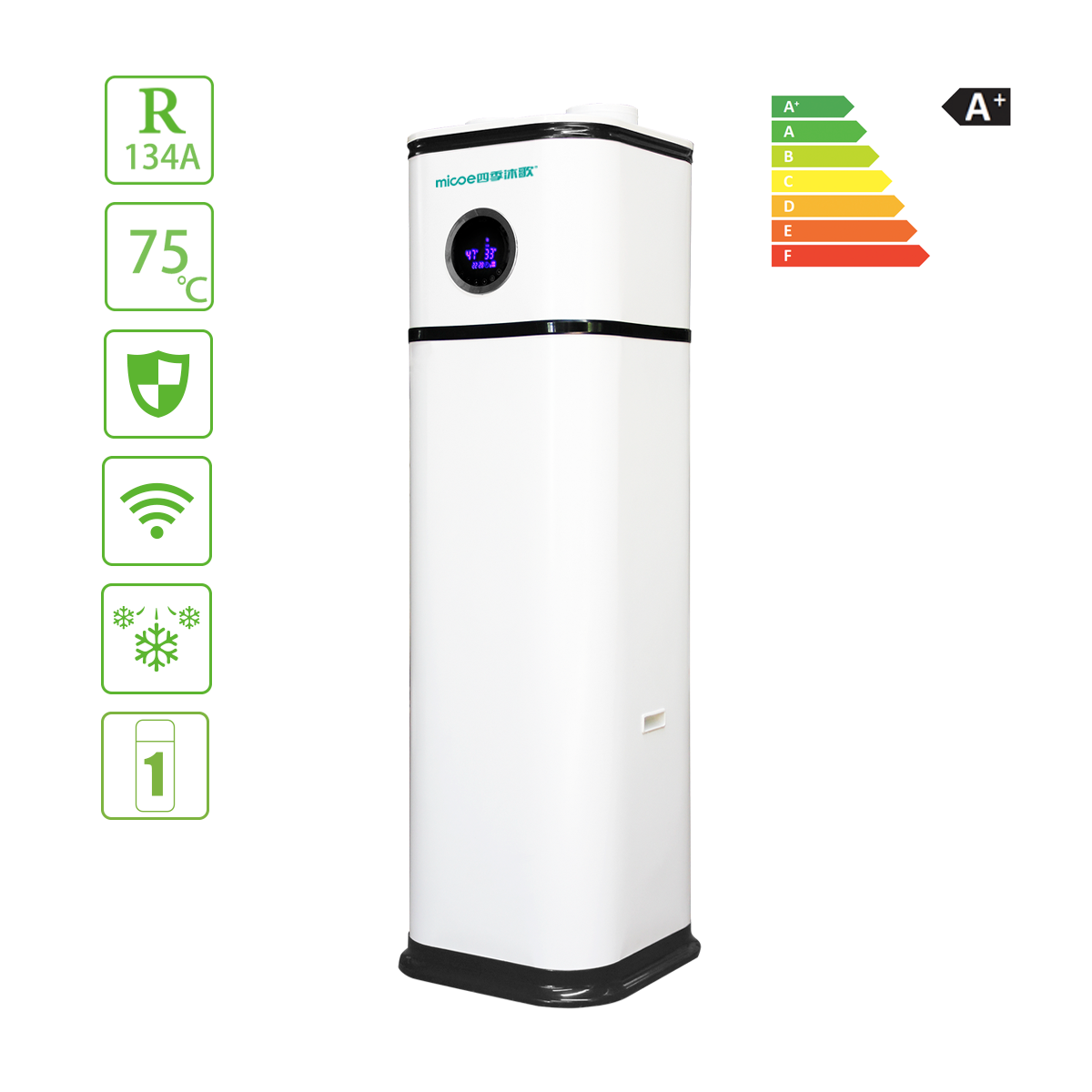 250L High Quality All in One Heat Pump Water Heater