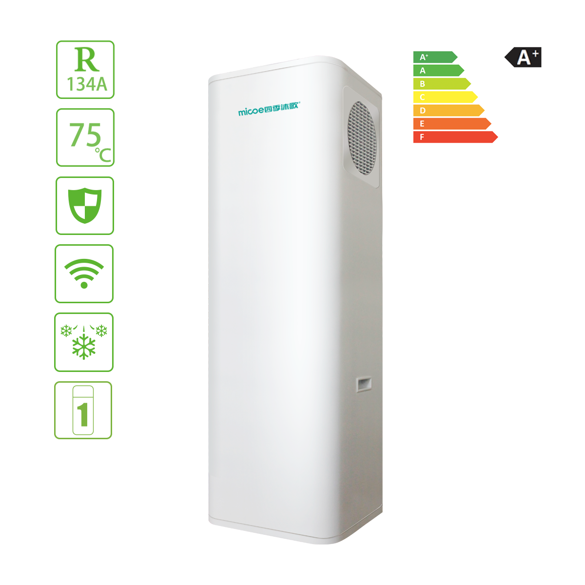 Domestic All In One Heat Pump Water Heater