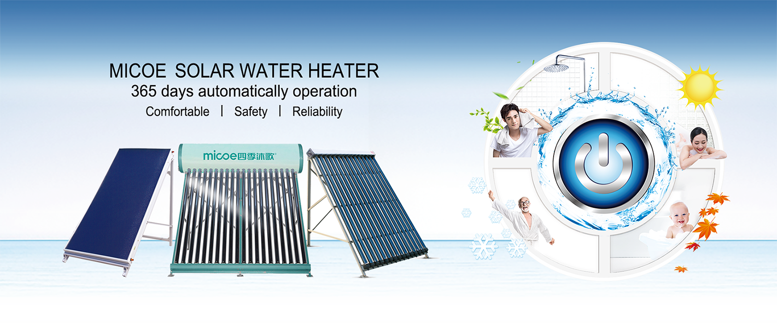 split R410a hot water heat pump